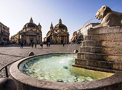 Piazza del popolo Roma
