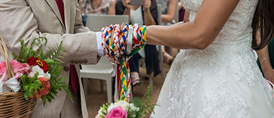 Handfasting rito dei nastri