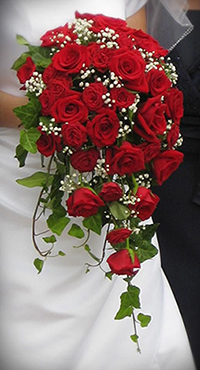 bouquet rose rosse