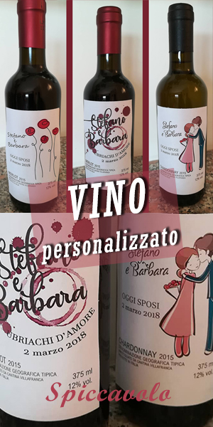 Bottiglie di vino personalizzate